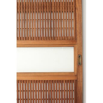 総欅 格子戸 2枚1組　L1094Y 