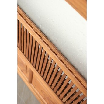 総欅 格子戸 2枚1組　L1094Y 