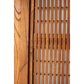 総欅 格子戸 2枚1組　L1094Y 