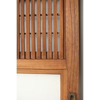 総欅 格子戸 2枚1組　L1094Y 