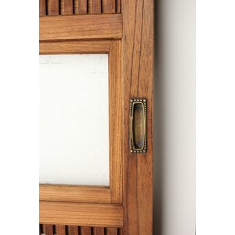 総欅 格子戸 2枚1組　L1094Y 