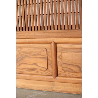 総欅 格子戸 2枚1組　L1094Y 