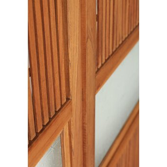 総欅 格子戸 2枚1組　L1094Y 