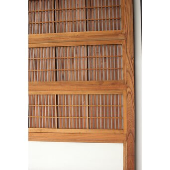 総欅 格子戸 2枚1組　L1094Y 