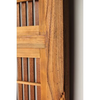 総欅 格子戸 2枚1組　L1094Y 