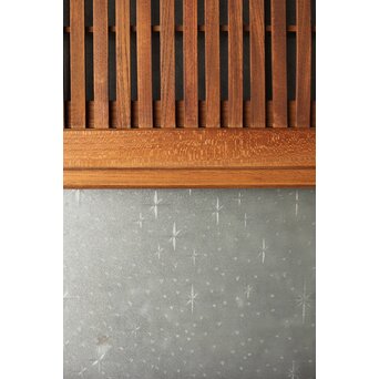 総欅 格子戸 2枚1組　L1094Y 