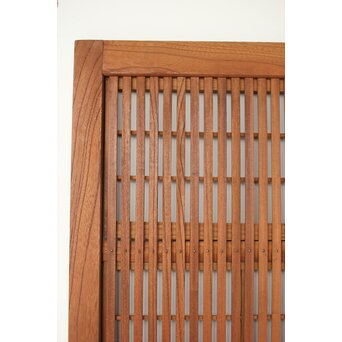 総欅 格子戸 2枚1組　L1094Y 