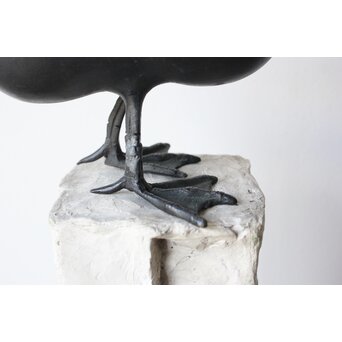 唐物 古銅鴨型香炉　M360 