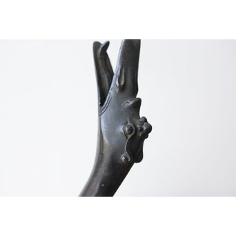 唐物 古銅鴨型香炉　M360 