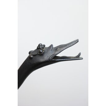 唐物 古銅鴨型香炉　M360 