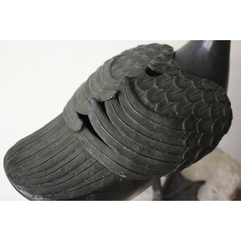 唐物 古銅鴨型香炉　M360 