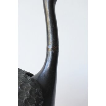 唐物 古銅鴨型香炉　M360 