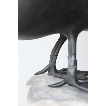 唐物 古銅鴨型香炉　M360 