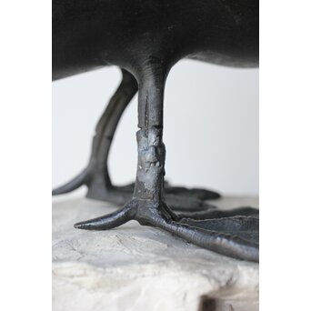 唐物 古銅鴨型香炉　M360 