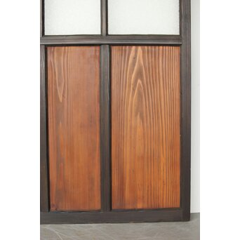 ダイア緑と黄色ガラスの建具　GD0175 