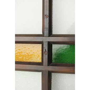 ダイア緑と黄色ガラスの建具　GD0175 