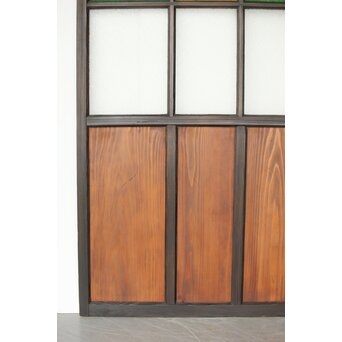 ダイア緑と黄色ガラスの建具　GD0175 