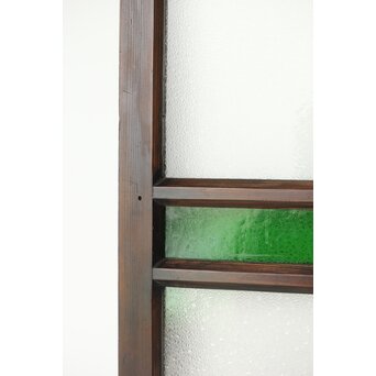 ダイア緑と黄色ガラスの建具　GD0176 