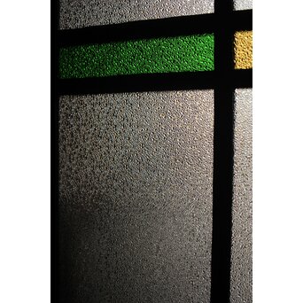 ダイア緑と黄色ガラスの建具　GD0176 