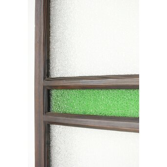 ダイア緑と黄色ガラスの建具　GD0176 