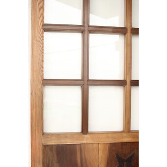 星型金具 アクリル板仕様 格子蔵戸　W103YD 