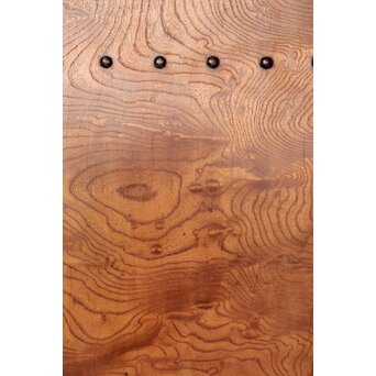 玉杢泡杢 上木目 欅一枚板蔵戸　W104Y いわゆる　玉/泡が見られます