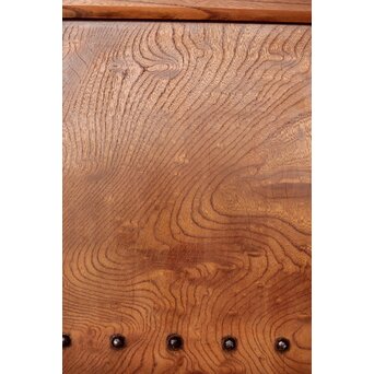 玉杢泡杢 上木目 欅一枚板蔵戸　W104Y 