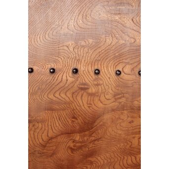 玉杢泡杢 上木目 欅一枚板蔵戸　W104Y うねっています　上杢の景色が堪能できます