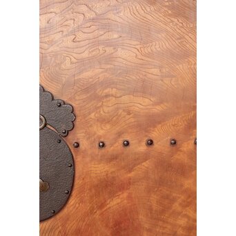 玉杢泡杢 上木目 欅一枚板蔵戸　W104Y 