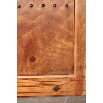 玉杢泡杢 上木目 欅一枚板蔵戸　W104Y 