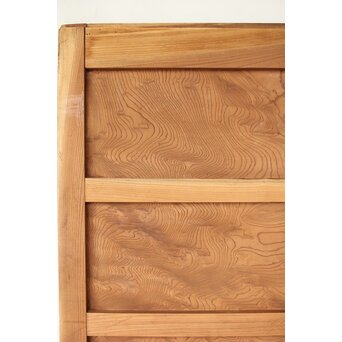 玉杢泡杢 上木目 欅一枚板蔵戸　W104Y 