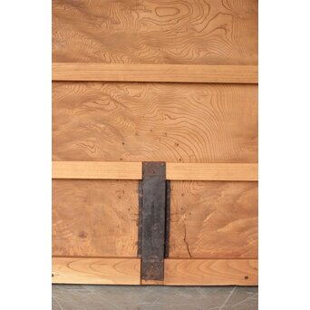 玉杢泡杢 上木目 欅一枚板蔵戸　W104Y 