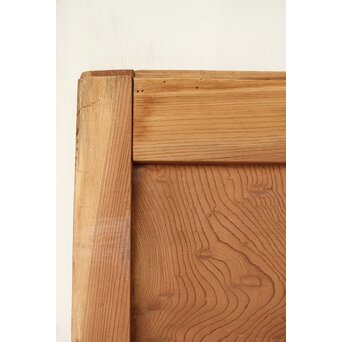 玉杢泡杢 上木目 欅一枚板蔵戸　W104Y 