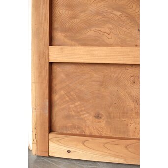 玉杢泡杢 上木目 欅一枚板蔵戸　W104Y 