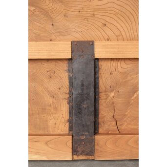 玉杢泡杢 上木目 欅一枚板蔵戸　W104Y 