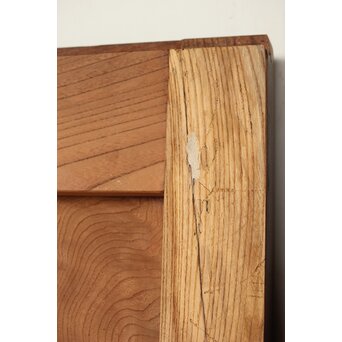 玉杢泡杢 上木目 欅一枚板蔵戸　W104Y 