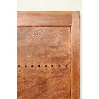 玉杢泡杢 上木目 欅一枚板蔵戸　W104Y 