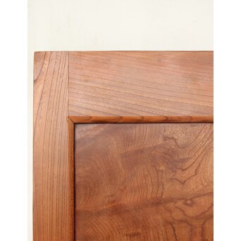 玉杢泡杢 上木目 欅一枚板蔵戸　W104Y 