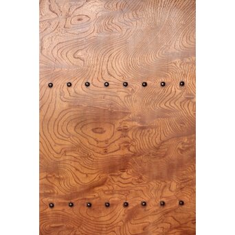 玉杢泡杢 上木目 欅一枚板蔵戸　W104Y 蔵戸でここまでの杢目は　当店でも初