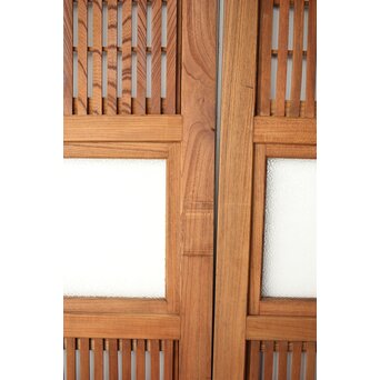 総欅 格子戸 4枚1組　L1095Y 