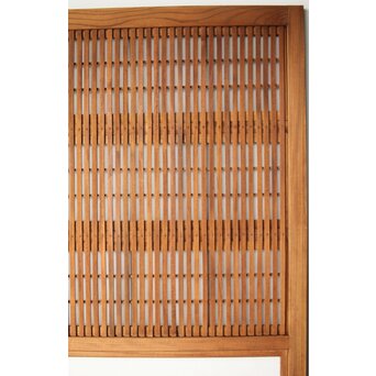 総欅 格子戸 4枚1組　L1095Y 