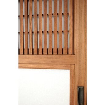 総欅 格子戸 4枚1組　L1095Y 