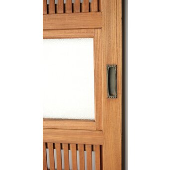 総欅 格子戸 4枚1組　L1095Y 