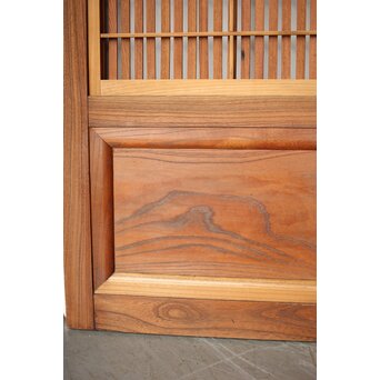 総欅 格子戸 4枚1組　L1095Y 