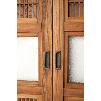 総欅 格子戸 4枚1組　L1095Y 