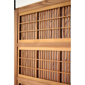 総欅 格子戸 4枚1組　L1095Y 