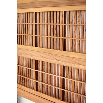 総欅 格子戸 4枚1組　L1095Y 