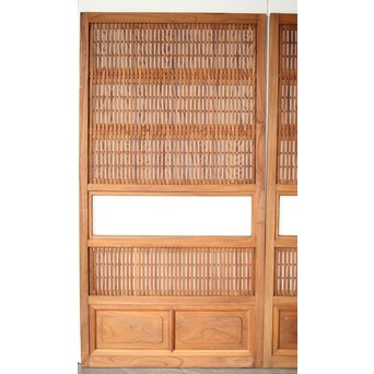 総欅 格子戸 4枚1組　L1095Y 