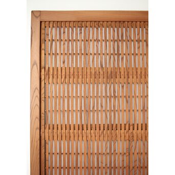 総欅 格子戸 4枚1組　L1095Y 
