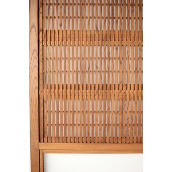 総欅 格子戸 4枚1組　L1095Y 